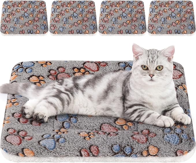 Tuanse 4 Pack Ultra Soft Dog Cat Bed Mat Small Animal Guinea Pig Bed by Tuanse