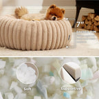 Bedsure ComfyFleece™ Donut Small Dog Bed - Image 2