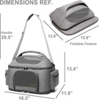 halinfer Pet Carrier for Large Fat Cats and Small Dog, Fits up to 20 pounds Car - Image 2