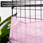Shappy Large Bird Cage Seed Catcher, Bird Cage Cover Net Skirt Guard, - Image 3