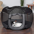 Furhaven Portable Dog Playpen Cat Tent, Pet playground, Kennel foldable indoor - Image 3