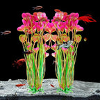 AQUANEAT Artificial Fish Tank Plants, Plastic Aquarium Accessories Large - Image 4