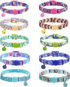 SOLMOONY Cute Cat Collar for Girl Boy, Colorful Breakaway Cat Collars - Image 7