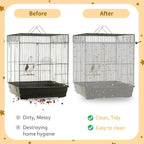 Bird Cage Seed Catcher, 60-118'' Large Bird Cages Cover, 31.5'' H Adjustable - Image 4
