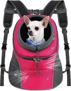 WOYYHO Pet Dog Carrier Backpack Small Dog Front Backpack Ventilated Dog Carrier by WOYYHO