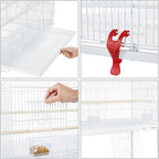 Yaheetech 47-inch Flight Bird Cages - Image 6