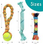 rocket & rex Dog Chew Toy Set for Small to Medium Breeds, Includes a Rope - Image 5