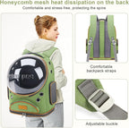 Cat Backpack Carrier, Breathable Cat Bubble Backpack Upgrade Large Space Cat - Image 3