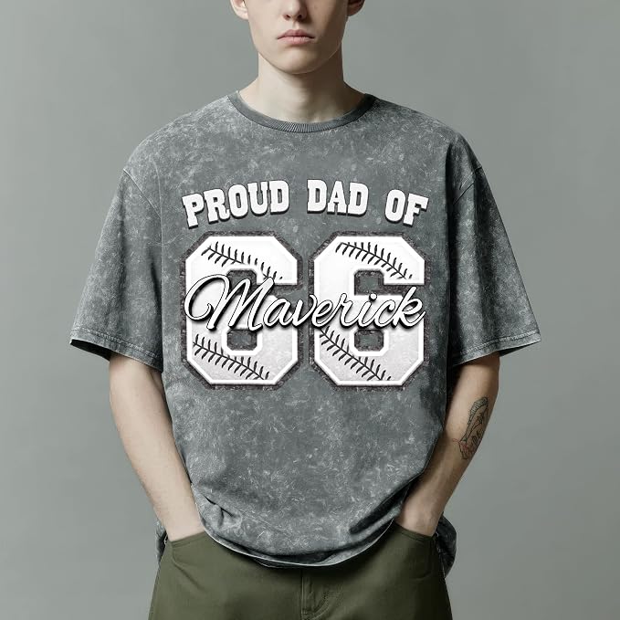 H-DEWALL Custom T Shirts Mineral Wash Tshirt Bootleg Rap Tee Customized Gifts - Image 3