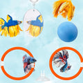 Betta Mirror Enrichment Fish Toys Stimulation, Betta Fish Tank Accessories by HomedyCrafts