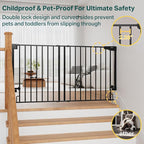Cumbor 35.1–55" No Bottom Bar Baby Gate - Image 6