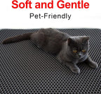 Cat Litter Box Mat: 36"x 30" Waterproof Kitty Cat Litter Trapping Mat, - Image 6