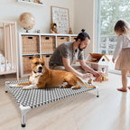 Elevated Outdoor Dog Bed, Large Size, Cotton Material, Non-Slip Feet, Fits up - Image 7