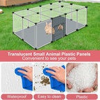 20 Panels Small Animals Playpen, Portable Plastic Enclosure Cage - Image 6