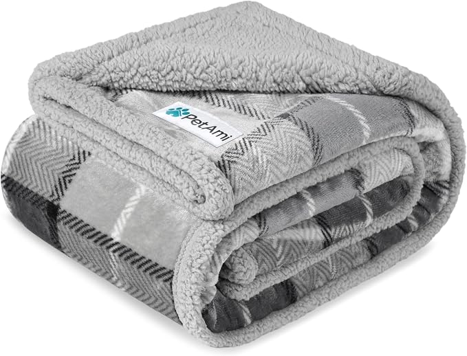 PetAmi Waterproof Dog Blanket for Small Medium Dog Puppy Cat Throw for Couch by PetAmi