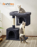 Feandrea Cat Tree, 33.1-Inch Cat Tower, Plush Condo - Image 2