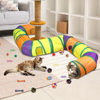 Retro Shaw 25Pcs Cat Toys with Kitten Tunnels, Interactive Kitty Toys - Image 9