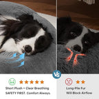 OhGeni 36 inches Calming Donut Orthopedic Dog & Cat Bed - Image 3