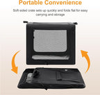 Dog Travel Crate 30 Inch, Portable Soft-Sided Travel Carriers - Image 4