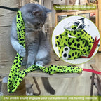 Interactive Cat Toy Wand with Catnip Mouse, Cat Teaser Wand Rainbow String - Image 2