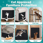 Bed Cat Scratcher Pad, 47.2"x15.8"Cat Scratching Mat, Self-Adhesive Trimmable - Image 3