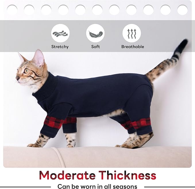 PUMYPOREITY Easy-On Cat Shirt, Soft Stretchy Cat Sweater - Image 3