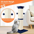 Cat Scratching Post 33 Inch Nature Sisal Scratch Post - Image 7