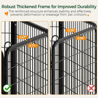 Yaheetech Dog Playpen Outdoor, 47 inch 8 Panels Dog Pen Indoor Heavy Duty Puppy - Image 6