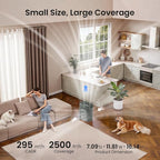 Pet Air Purifier for Home Large Room 2500 sq ft, H13 HEPA Washable Double-Sided - Image 5