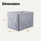 Amazon Basics Dog Cage Cover for 48-inch Wire Crates, Heavy-Duty - Image 5