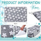 VitalCozy 2 Pack Self Warming Cat Mat Self Heating Pad Bed Reversible Machine - Image 2