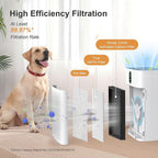 MORENTO Air Purifier for Home Large Room Bedroom Up to 1076 ft², Wi-Fi and - Image 6