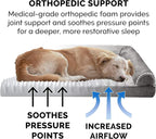 Furhaven Orthopedic Dog Bed for Medium/Small Dogs w/ Removable Bolsters & - Image 5