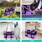 Large Airline Approved Cat Carrier Dog Carriers - Image 5