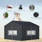 Outdoor Dog Kennel Cover Full Coverage - Image 4