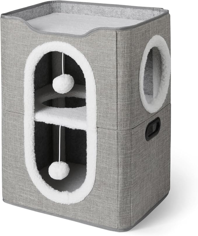 Amazon Basics 2-Cube Cat House by AmazonBasics