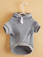 QWINEE Basic Dog Hoodie Sweatshirt Puppy Sweater Warm Cat Costumes Pet Clothes - Image 3