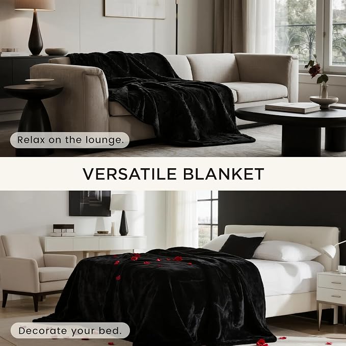 gogobunny Waterproof Bed Blanket, Reversible Sherpa Fleece Throw Blanket - Image 4