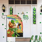 Dyrenson Happy St Patricks Day Orange Cat Decorative Garden Flag, Pet Rainbow - Image 6