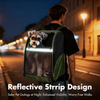 Pet Backpack Carrier, Large Cat Carrier Backpack Up to 20 Lbs - Image 9