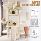 SHA CERLIN 81 Inches Extra Large Cat Tree - Image 6