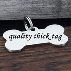 Ultra Joys Stainless Steel Pet ID Tag Dog Name Tags Personalized Front and Back - Image 4