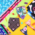 150 Pcs Paw Dog Bandanas Bulk Pet Bibs Colorful Triangle Scarf Pet Paw Bandanas - Image 4