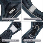 YIMEIS Dog Harness and Leash Set, No Pull Soft Mesh Pet Harness, Reflective - Image 2