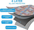 Waterproof Dog Blanket, Bohemian Dog Bed Cover Pet Blanket, Reversible Sofa - Image 3