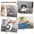 Rezutan Premium Dog Blankets for Large Dogs & Cat Flannel Blanket Washable - Image 6