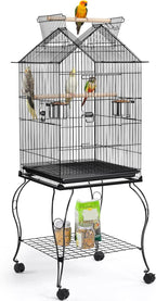 Yaheetech 57-Inch Rolling Open Top Roof Bird Cage by Yaheetech