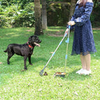 QiMH Upgraded Dog Pooper Scooper Extra Large, Adjustable Long Handle Stainless - Image 7