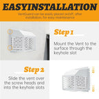 Universal Dryer Exhaust Guard Vent Cover Outside - Image 4