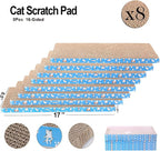 8 Packs in 1 Cat Scratch Pad, Cat Scratcher Cardboard, Reversible, Durable - Image 3
